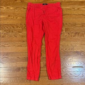 J. Crew Bright Red Chinos